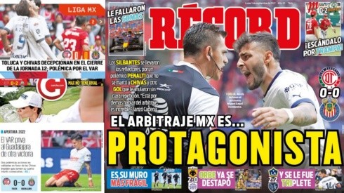 Portadas del día reaccionan al polémico empate de Chivas en Toluca de la  Jornada 12 del Apertura 2022 | Primera Página