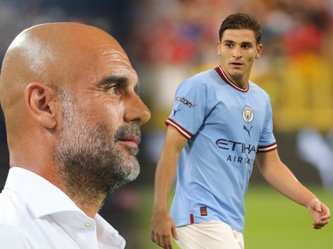 Lo reveló: Guardiola se animó a contar por qué motivo Julián no es titular en el City