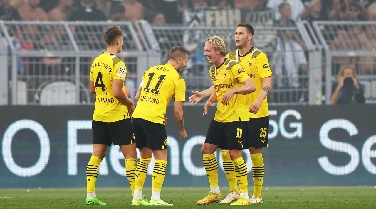 El Dortmund inicia con el pie derecho y goleada a Copenhague