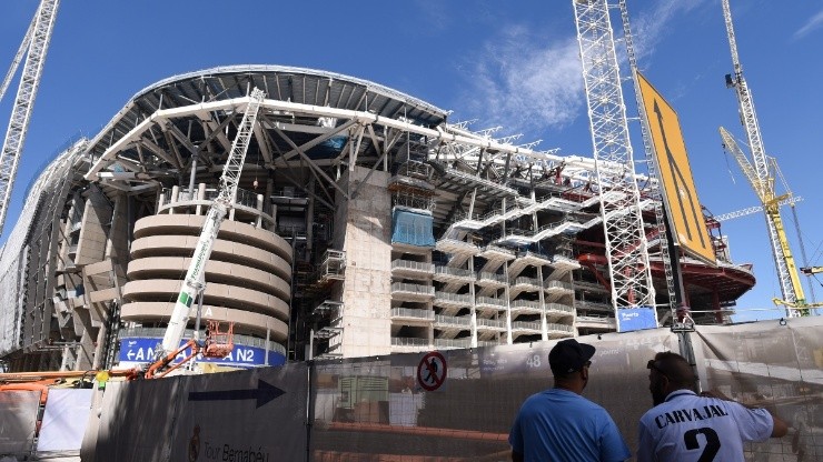 Estadio Santiago Bernabéu.