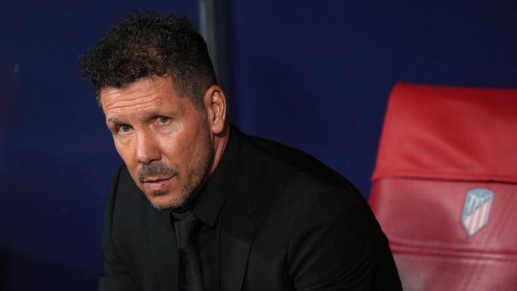 Diego Simeone, entrenador del Atlético de Madrid.