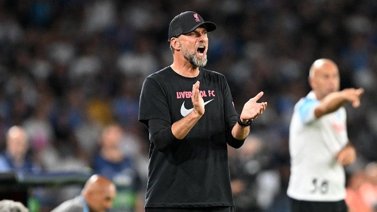 Klopp en dirección de Liverpool en Champions.