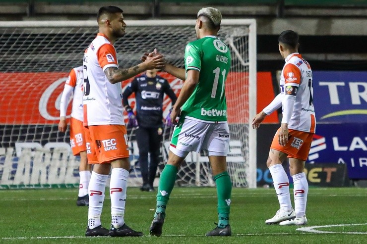 Luis Riveros fue la figura en Audax Italiano | Foto: Agencia Uno 