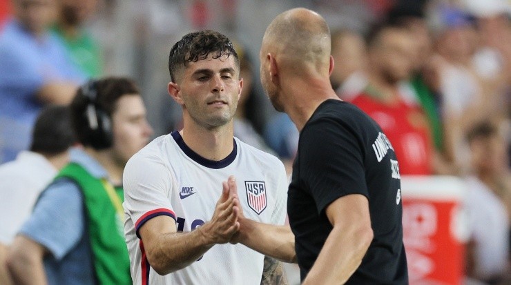 Christian Pulisic y Gregg Berhalter (Foto: Andy Lyons/Getty Images)