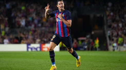 Robert Lewandowski, delantero del Barcelona.