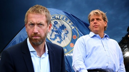 Graham Potter y Todd Boehly en Chelsea.