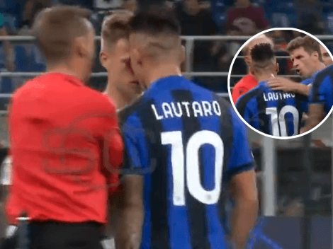 VIDEO | Le negó el saludo: fuerte cara a cara entre Lautaro Martínez y Kimmich