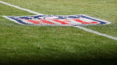 Logo de NFL en estadio de Philadelphia Eagles