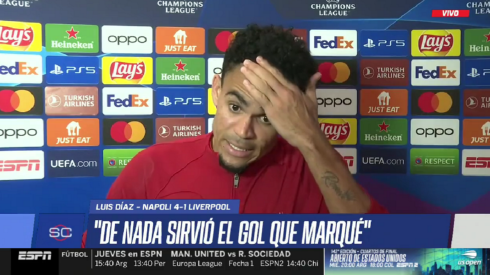 La tristeza de Luis Díaz le da la vuelta al mundo: "De nada sirvió el gol que marqué"