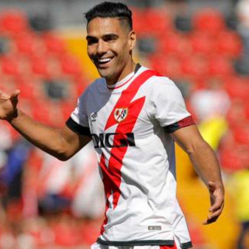 Falcao jugó 22 minutos en el triunfo de Rayo Vallecano sobre Valencia