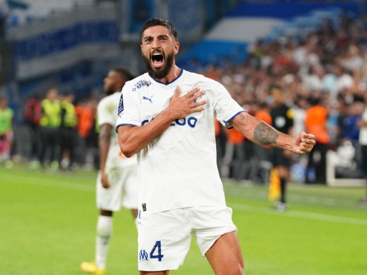 Samuel Gigot le dio el triunfo al Marsella | Foto: OM Twitter 