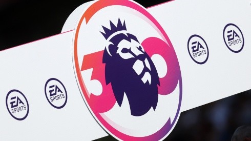 Detailed view of The Premier League logo