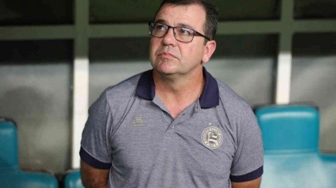 Felipe Oliveira/EC Bahia. O treinador encerrou a preparação para enfrentar o Sport fora de casa