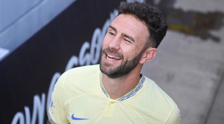 Aguascalientes, Aguascalientes, 10 de septiembre de 2022. Miguel Layún, durante el partido de la jornada 14 del torneo Apertura 2022 de la Liga BBVA MX, entre los Rayos del Necaxa y las Águilas del America, celebrado en el estadio Victoria. Foto: Imago7/ Sebastian Laureano Miranda