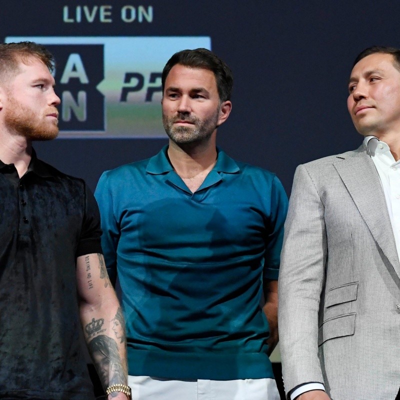 Eddie Hearn ya hizo su pronóstico para la trilogía entre Canelo Álvarez y Gennady Golovkin