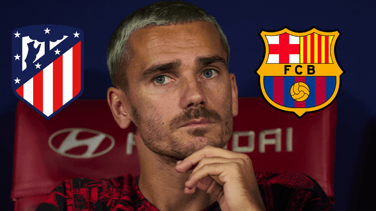 Antoine Griezmann y un conflicto entre Atlético Madrid y Barcelona