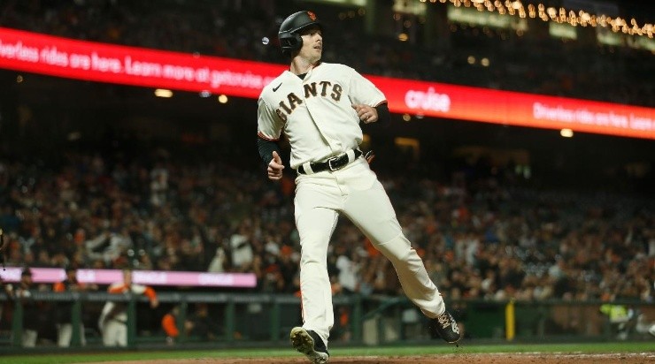 Mike Yastrzemski (Photo by Lachlan Cunningham/Getty Images)