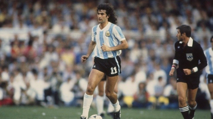 Mario Kempes, Argentina. (Steve Powell/Allsport)