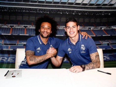 James y Marcelo, los mejores amigos de Madrid se reencuentran en Grecia