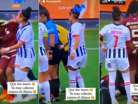 Tocamientos indebidos dentro del clásico femenino entre Alianza Lima vs. Universitario de Deportes
