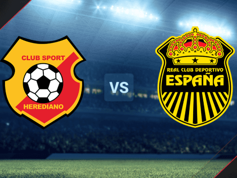 Herediano vs. Real España EN VIVO por la Liga Concacaf 2022: Hora, canales de TV, ver streaming EN DIRECTO online y transmisión