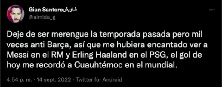 Comparaciones entre Haaland y Cuauhtémoc | Twitter