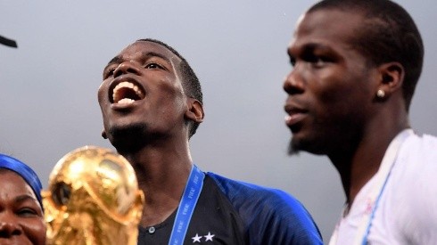 Paul y Mathias Pogba en festejo del Mundial Rusia 2018.