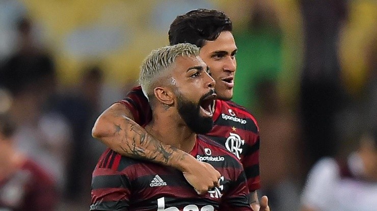 Foto: Thiago Ribeiro/AGIF - Gabigol e Pedro