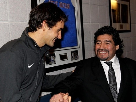 Un Diego para todo: Maradona y sus elogios para Roger Federer que se hicieron viral