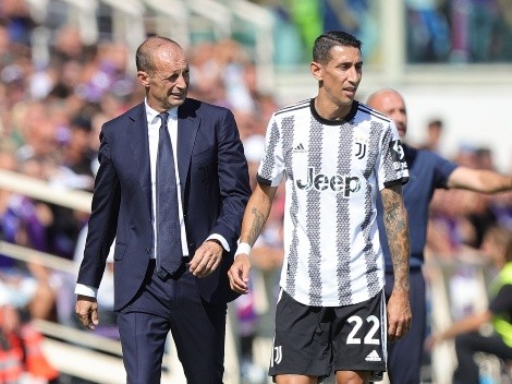 ¿Gesto saca técnico? La reacción de Di María que pone a Allegri en la cuerda floja