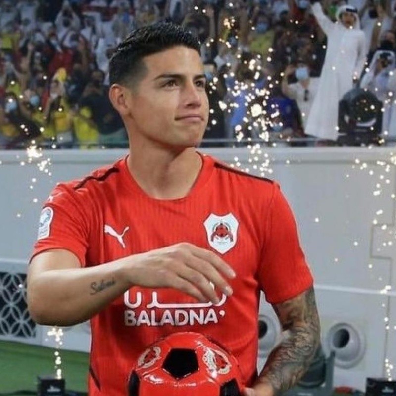 La razón por la que James tiene que seguir haciéndole fuerza a Al Rayyan de Qatar