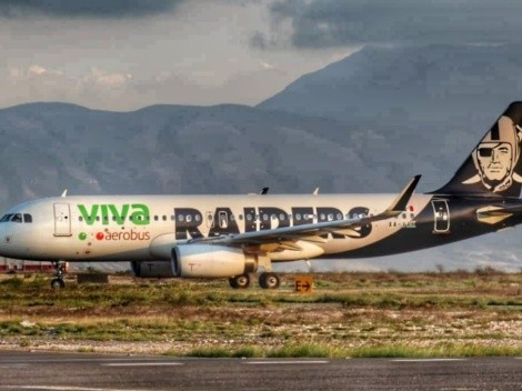 El avión de los Raiders de Viva Aerobus realizó su primer vuelo