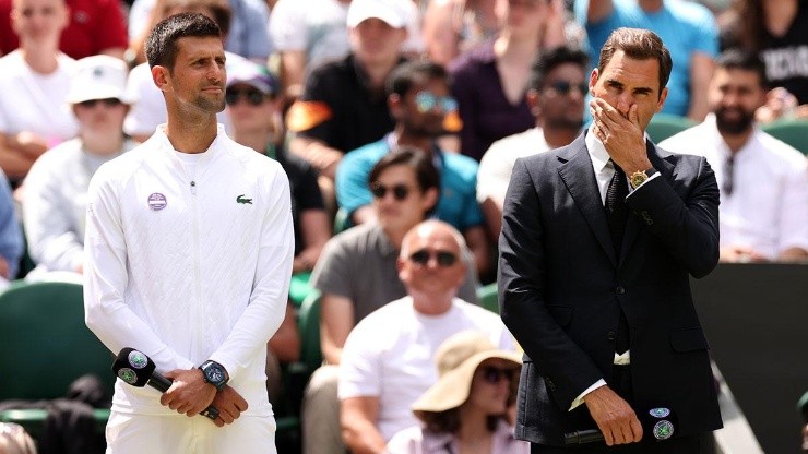 Djokovic y Federer.