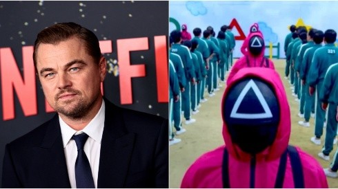 Foto 1: Leonardo DiCaprio - Dimitrios Kambouris/Getty Images | Foto 2: Reprodução/Netflix