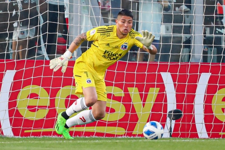 Brayan Cortés es pieza fija en el arco de Colo Colo | Foto: Agencia Uno 
