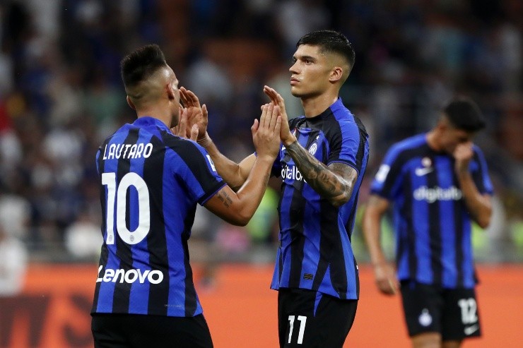 Lautaro y Joaquín envueltos en la polémica | Foto: Getty Images 
