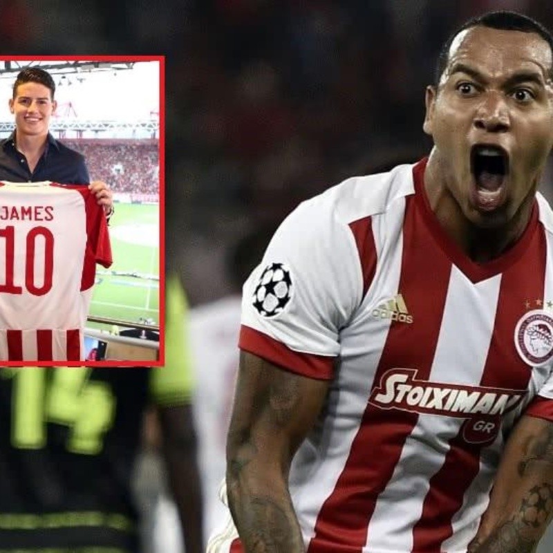 Pardo y su consejo a James en el Olympiacos: “Si va, es a dedicarse al fútbol”