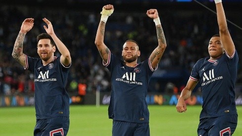 Messi, Neymar y Mbappé, el poderoso ataque de PSG.