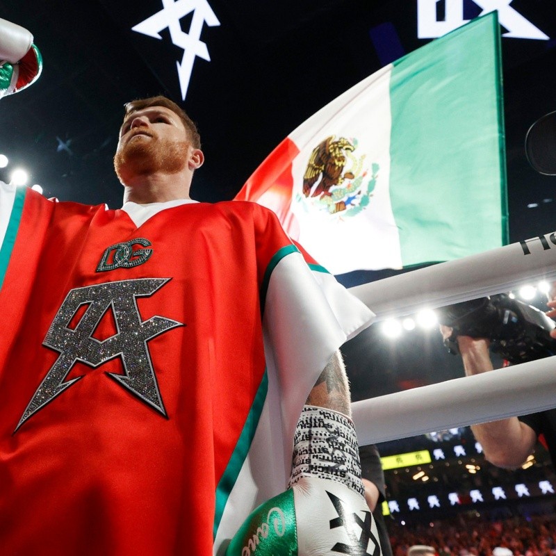 La mexicanísima caminata al ring de Canelo Álvarez para enfrentar a Golovkin