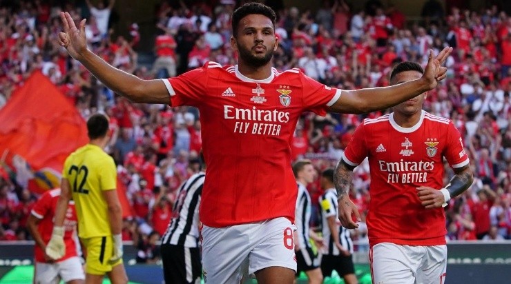 Goncalo Ramos of SL Benfica (Photo by Gualter Fatia/Getty Images)