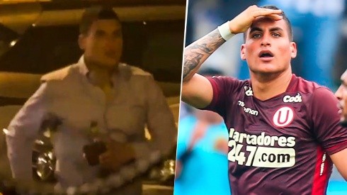 ¡Sigue festejando! Succar fue "ampayado" bebiendo licor. (Foto: Captura de video / Liga de Fútbol Profesional)