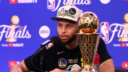 Stephen Curry, campeón con Warriors en la NBA 2022