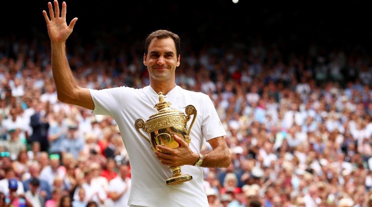 Federer ganó ocho veces en la Catedral del tenis (Getty)