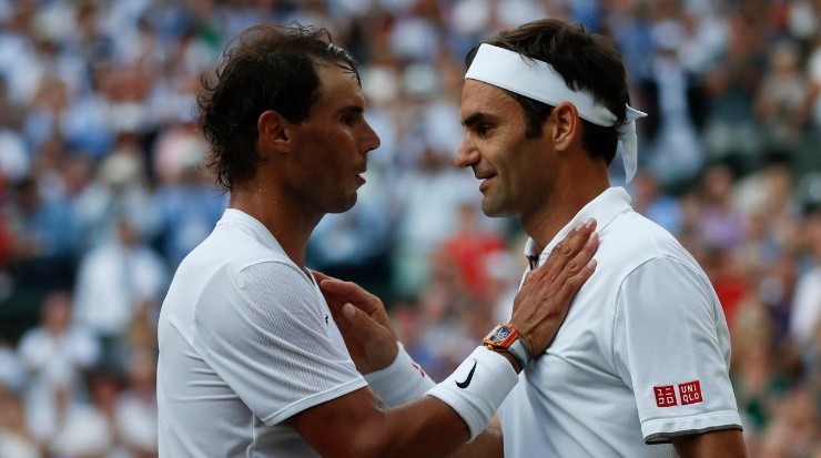 Roger y Rafa. Federer y Nadal, dos de los mejores de todos los tiempos (Getty)