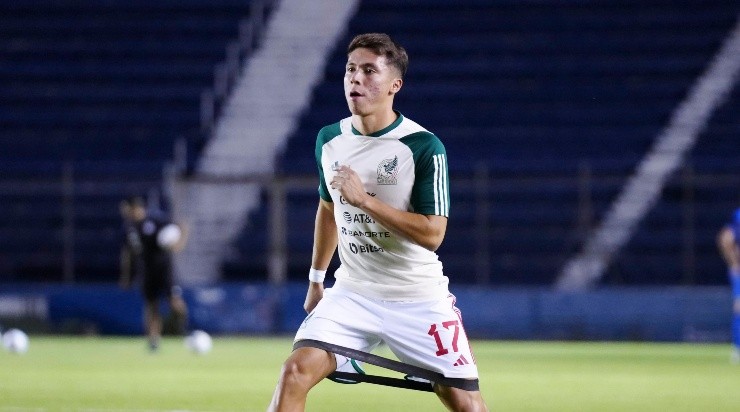 Huescas, con la Sub-20 de Mexico. (Imago 7)