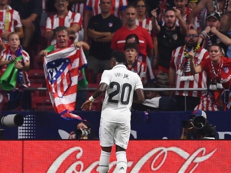 Suspenden a tres socios de Atlético de Madrid por cantos racistas contra Vinicius
