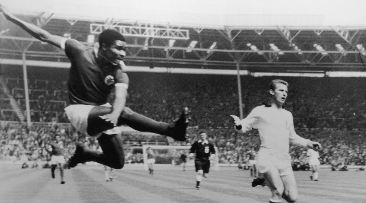 Eusébio, enorme goleador de Portugal (Getty)