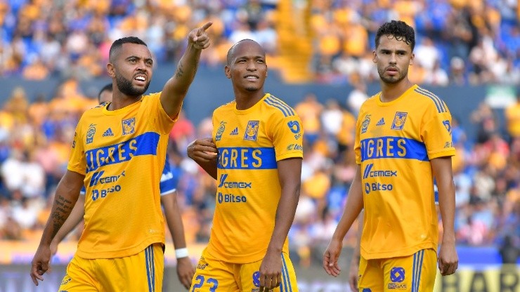 Monterrey, Nuevo León, 27 de agosto de 2022. , durante el partido de la jornada 11 del torneo Apertura 2022 la Liga BBVA MX, entre los Tigres de la UANL y los Rayos del Necaxa, celebrado en el estadio Universitario. Foto: Imago7/ Juan Angel Ovalle