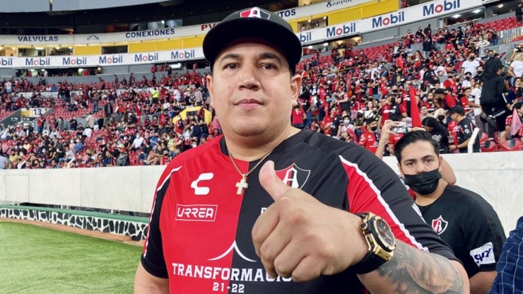 Reynoso es un gran simpatizante del bicampeón. Créditos: @atlasfc