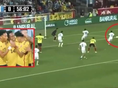 Video: Sinisterra saca todo su talento y marca el segundo contra Guatemala